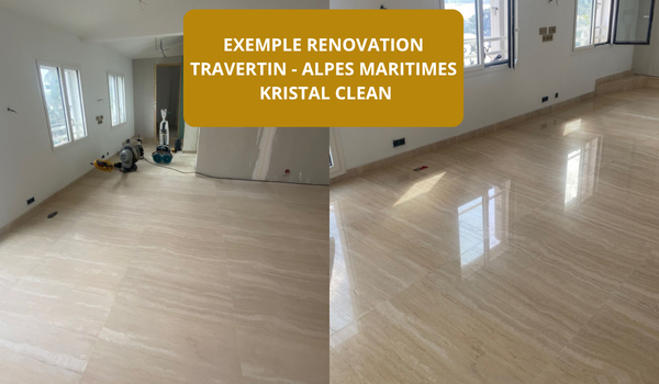 RENOVATION TRAVERTIN ALPES MARITIMES EXEMPLE 1